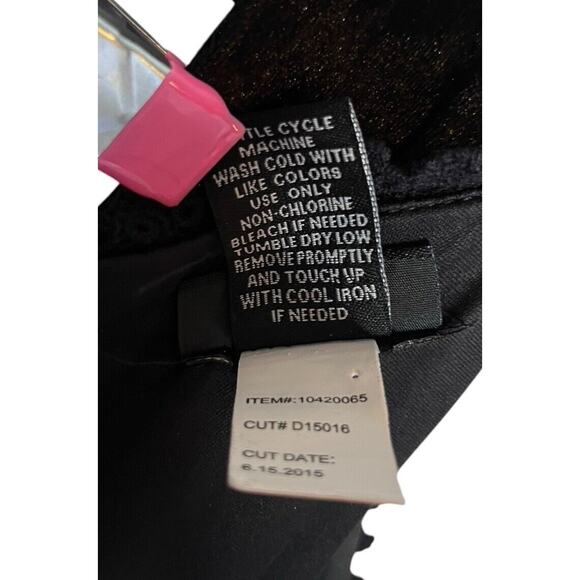 Crushed Black Velvet Corseted Gothic Dress Black Eyelet Trim Torrid Size 1 ~ 1X - Picture 11 of 14